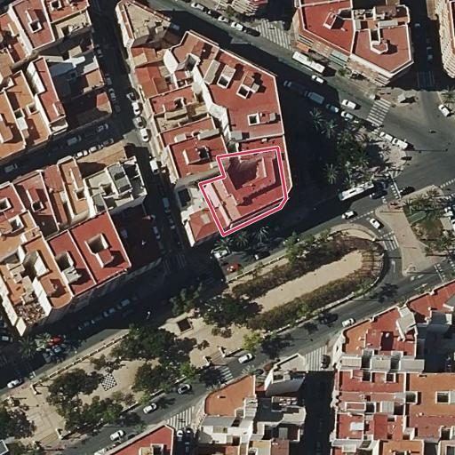 Foto aérea de la subasta en Elche