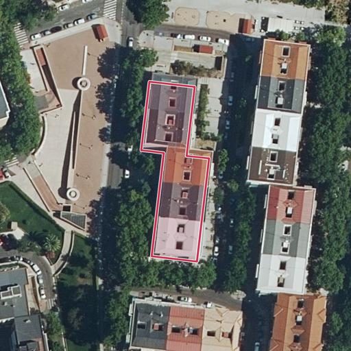 Foto aérea de la subasta en Alcorcon