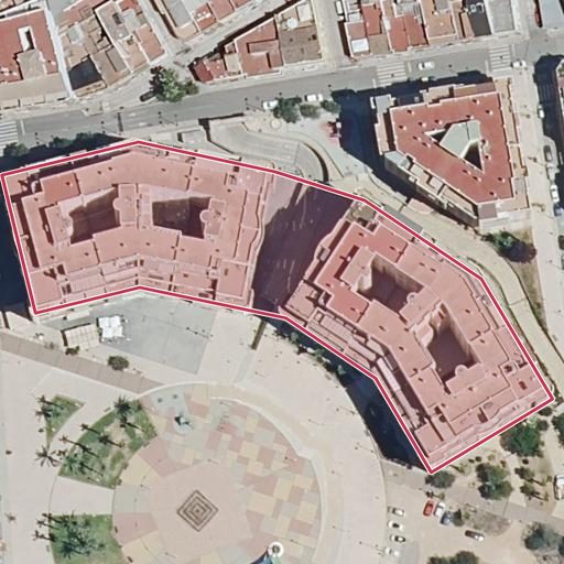 Foto aérea de la subasta en Alzira