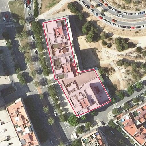 Foto aérea de la subasta en Mataró