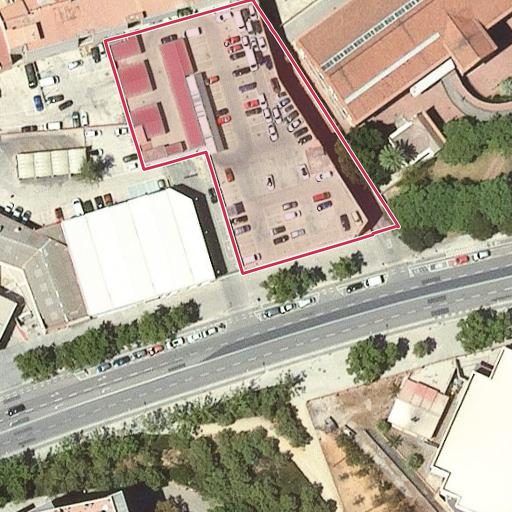 Foto aérea de la subasta en L'hospitalet de Llobregat