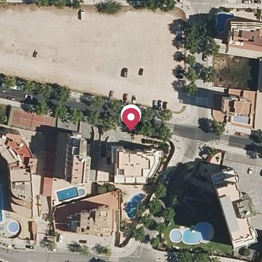 Foto aérea de la subasta en Calpe