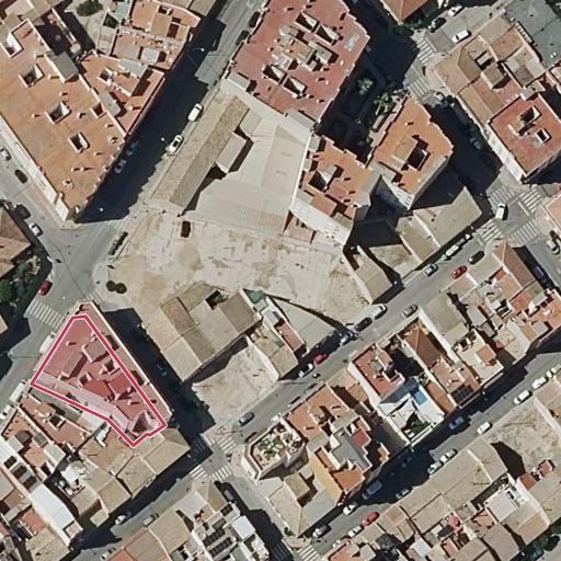 Foto aérea de la subasta en Almoradí