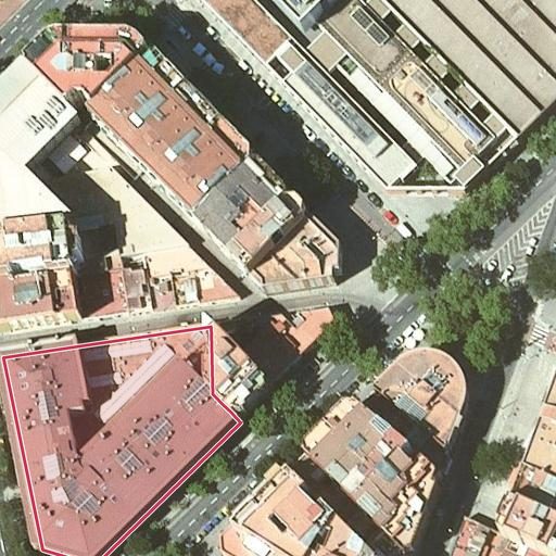 Foto aérea de la subasta en Barcelona