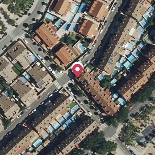Foto aérea de la subasta en Velilla de San Antonio