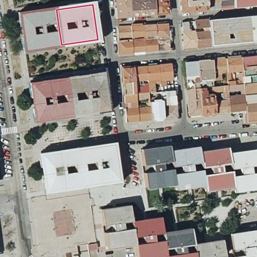 Foto aérea de la subasta en Coslada
