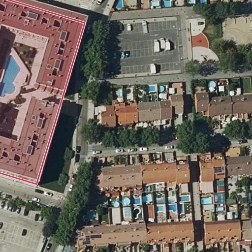 Foto aérea de la subasta en Parla