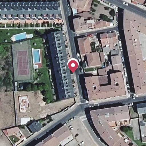 Foto aérea de la subasta en San Andrés del Rabanedo