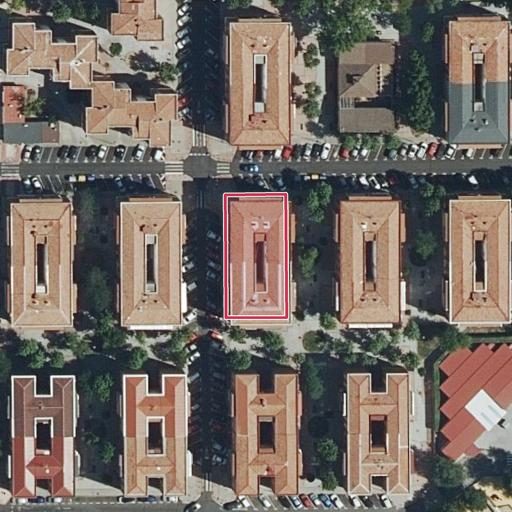 Foto aérea de la subasta en Leganés